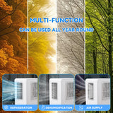 Portable Air Conditioner Mobile Air Cooler Dehumidifier w/4H Timer Remote
