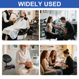 Ergonomic Rolling Saddle Chair Height Adjustable with Wheels and Backrest, Professional Salo