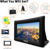 Inflatable Projector Screen 16FT Outdoor Movie Screen with Air Blower