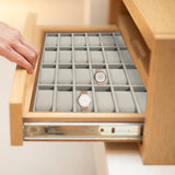 6/12/20/24/30Slots Large-capacity Watches and Glasses Display Box  Suitable for Hold Glasses Watches Jewelry Rings