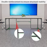 8FT Conference Table,94.4 L x 47.2 W x30.7 H Meeting Seminar Table with Grommet