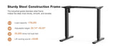 JHK 63x24 Inch Electric Standing Desk Ergonomic Height Adjustable Stand Up Sit Stand Computer Workstation Work Table For Office