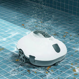 Automatic Robotic Pool Cleaner with Two Suction Inlets and Intelligent Path