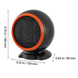 SucceBuy Electric Space Heater with Thermostat Remote Control for Desk