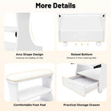 Foot Rest Pedicure Manicure Furniture, Trolley for Foot Bath, Footbath Stool with Wheels,