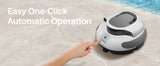 Cordless Pool Cleaner with 5000mah Up to 120 Mins Run time Two Adjustable