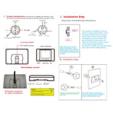 Mini Peephole Smart Wireless Door Viewer Camera PIR Motion Detection Smart Peephole Video Doorbell 2.8 Inch Doorbell Door Camera