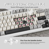 MAMBASNAKE x Attack Shark X98 Wireless Mechanical Keyboard,Gasket Hot Swappable Custom Keyboard