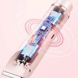 Dual-Head Rechargeable Electric Epilator for Women Intimate Grooming Body Hair Removal