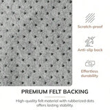 Rug'd Office Chair Mat for Carpet and Hardwood Floor