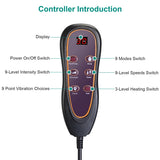 Full Body Massage Mat with Heat, Multifunctional Electric Heated Massager