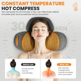 3in1 Rechargeable Neck Massager Pillow for Daily Use at Home or Office