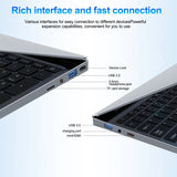 15.6" Portable i3 Laptop Computer PC Windows 11 Pro Intel Core i3 6100U Laptops Fingerprint 16GB RAM 1TB 2TB SSD Notebook PC