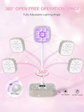 Wireless Nail Lamp LED UV Nail Dryer Rechargeable With Auto Sensor Touch Control Fast Drying Nail Light 360°