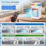 Bedroom office car use portable air conditioner, evaporative cooler material