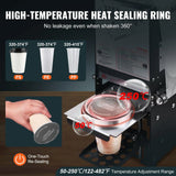 Electric Automatic Cup Sealing Machine 500-650cup/h 90/95mm 180mm Tall
