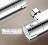 Thermostatic mixing valve, thermostatic device for hot and cold shower, automatic temperature control