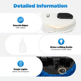 Auto Smart Robotic Mopping Machine Wet Dry Dual Use 10000RPM 60min