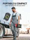 YESPER 12V/24V 6000A Jump Starter: 36400mAh Power Station + 3-Mode LED, for Gas/Diesel Engines, Cars to Boats, -40°C~60°C