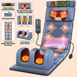 Electric Massage Mattress For Neck Back Foot Full Body Pain Stress Relief