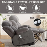 Electric Power Lift Recliner Chair for Elderly with Vibration Massage And Lumbar