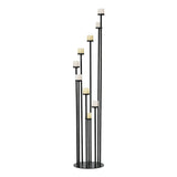 Set of 4 Floor Candle Holders,9 Arm Candle Holder for Fireplace Decoration