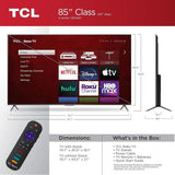 85" Class 4-Series 4K UHD HDR Smart Roku TV – 85S455