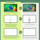 100 inch Outdoor Projector Screen with Washable Fabric 16:9 Foldable