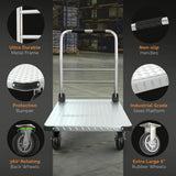 2200 lbs Foldable Push Cart Dolly Moving Platform Hand Truck Heavy Duty