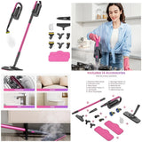 Steam Mop Cleaner w/ Detachable Handheld Steamer for Cleaning Hardwood