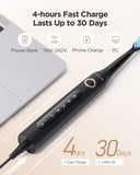 Fairywill Sonic Electric Toothbrush FW-D7 set USB Charge Toothbrushes case for Adult with tooth brush Heads