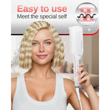 Hair Crimper Waves 4-Barrel Wave Curling Iron Shallow Wave Hair Curlers Hot Tool with Ceramic