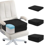 Height Adjustable Chair Cushions, 6 Inch Thick Office Chair Booster Seat Cushion