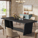 Tribesigns 70.87-Inch Large Dining Table: Wood Long Dining Room Table