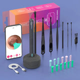 Ear Cleaner with camera Set Ear Sticks Otoscope USB C Charging Endoscope Wax Removal Tool-MD DC PRINT