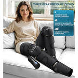 Air Compression Leg and Foot Massager with Heat Relief for Circulation