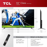 55-Inch Q6 QLED 4K Smart TV with Google TV (55Q650G, 2023 Model)