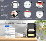 Niimbot B21 Mini Portable Thermal Printer Self-adhesive Label Printer