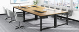 Tribesigns Modern Computer Desk 70.8 inch Large Executive Office Desk Study Writing Desk Workstation Computer Table