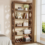 Tribesigns 6-Tier Bookcase, 71 Inches Industrial Bookshelves and Bookcases