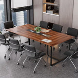 8ft Large Conference Table with Grommet, Stability Features, Ideal for Meetings