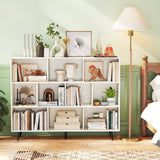 10 Cube Bookcase w/ 5 Metal Legs 2 Anti-tip Devices Display Cabinet Rack