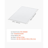 SucceBuy Chair Mat Plastic Floor Protector Rug with Studded Non-Slip