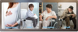 Hibbent Bidet Attachment for Toilet, Non-Electric Dual Nozzle for Frontal & Rear Wash, Adjustable