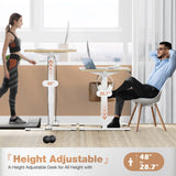 JHK Electric Standing Desk Height Adjustable 40x24 Inch Stand Up Sit Stand Computer Desk
