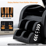 Zero Gravity Massage Recliner w/Air Pressure, 8 Fixed Points Massage Rollers