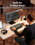 SGIAWETA-Ergonomic Wireless Keyboard and Mouse Combo, Rechargeable