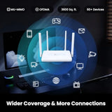 AX1800 WiFi 6 Router, 1200Mbps Dual Band Wireless Internet Router Ethernet Ports