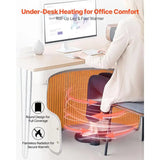 Under Desk Space Heater,Rollable Foot Warmer Portable for Home&Office