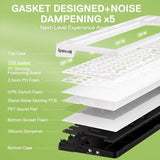 Redragon K686 PRO 98 Keys Wireless Gasket RGB 3-Mode PBT 5-Layer Noise Dampening Hot-Swap Gaming Mechanical Keyboard